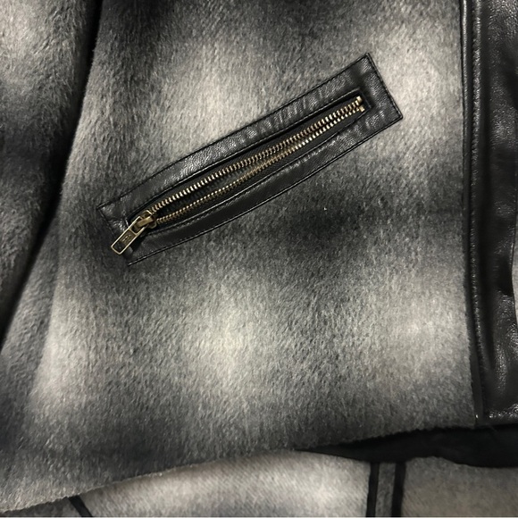 Derek Lam 10 Crosby Women’s plaid check lambskin trim Jacket Size 2 - Picture 6 of 11